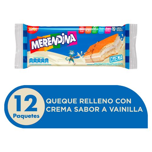 Pasteleria Merendina Crema Pozuelo -240g