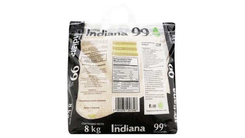 Comprar Arroz Integral Indiana 99% Grano Entero -1000gr