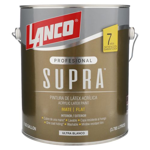 Pintura Lanco, lx supra blanco -1 galon