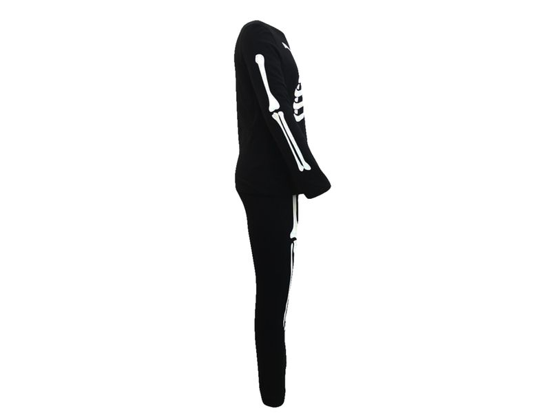 Pijama-Halloween-Marca-Boulevard-Para-Ni-a-Estampado-Huesos-Color-Negro-Talla-10-2-91880