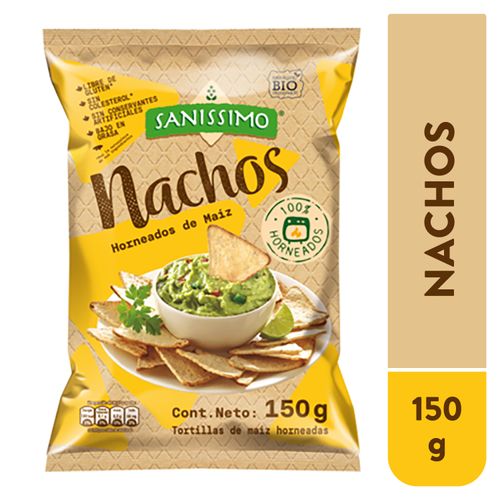 Nachos Sanissimo Horneados De Maíz - 150g