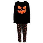 Pijama-Halloween-Marca-Boulevard-Para-Ni-a-Estampado-Calabazas-Color-Negro-Talla-12-1-91887