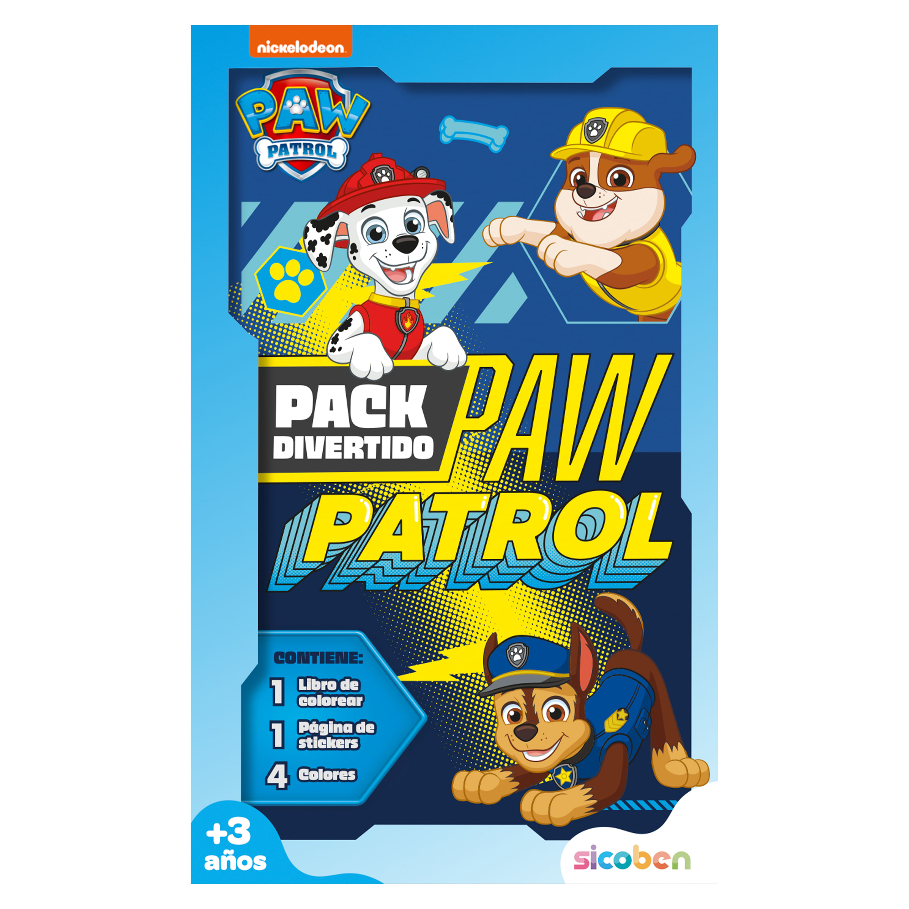 Comprar Libro Sicoben De Colorear - Paw Patrol