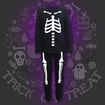 Pijama-Halloween-Marca-Boulevard-Para-Ni-a-Estampado-Huesos-Color-Negro-Talla-10-3-91880