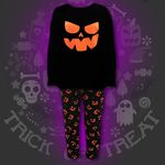 Pijama-Halloween-Marca-Boulevard-Para-Ni-a-Estampado-Calabazas-Color-Negro-Talla-6-3-91884