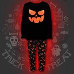 Pijama-Halloween-Marca-Boulevard-Para-Ni-a-Estampado-Calabazas-Color-Negro-Talla-12-3-91887