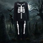 Pijama-Halloween-Marca-Boulevard-Para-Ni-a-Estampado-Huesos-Color-Negro-Talla-8-3-91879