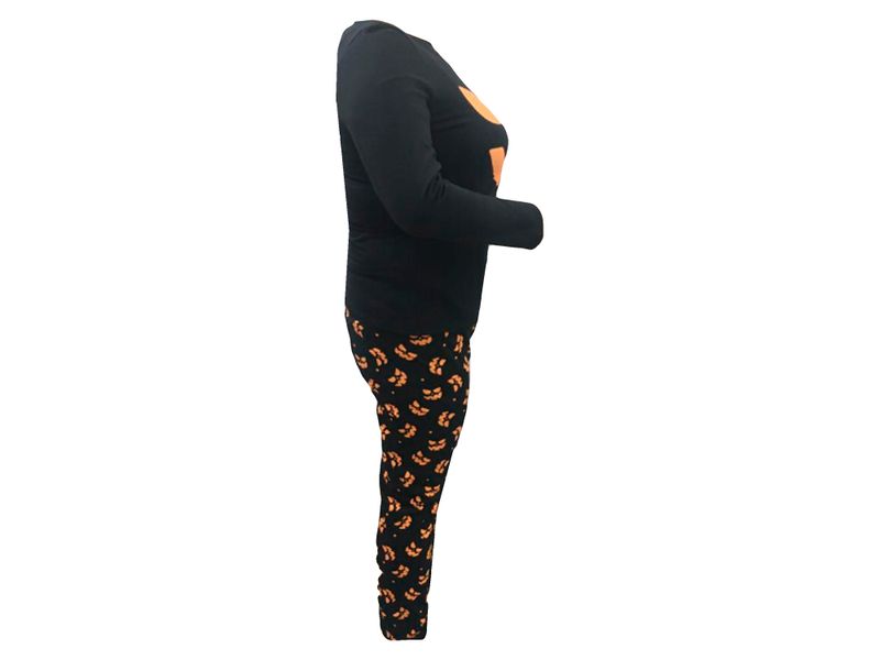Pijama-Halloween-Marca-Boulevard-Para-Dama-Estampado-Calabazas-Color-Negro-Talla-S-2-91906