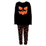 Pijama-Halloween-Marca-Boulevard-Para-Ni-a-Estampado-Calabazas-Color-Negro-Talla-10-1-91886