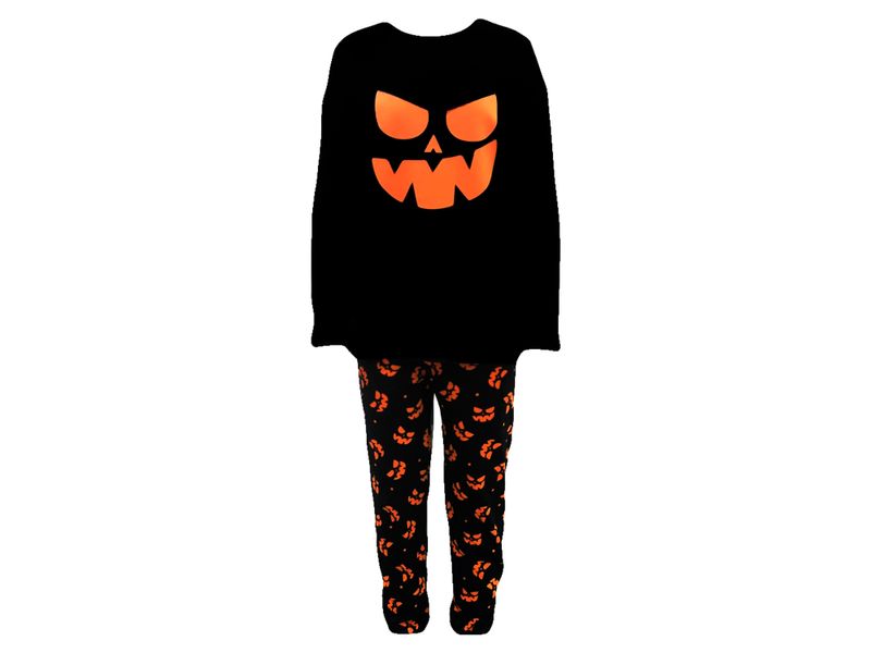 Pijama-Halloween-Marca-Boulevard-Para-Ni-a-Estampado-Calabazas-Color-Negro-Talla-16-1-91889