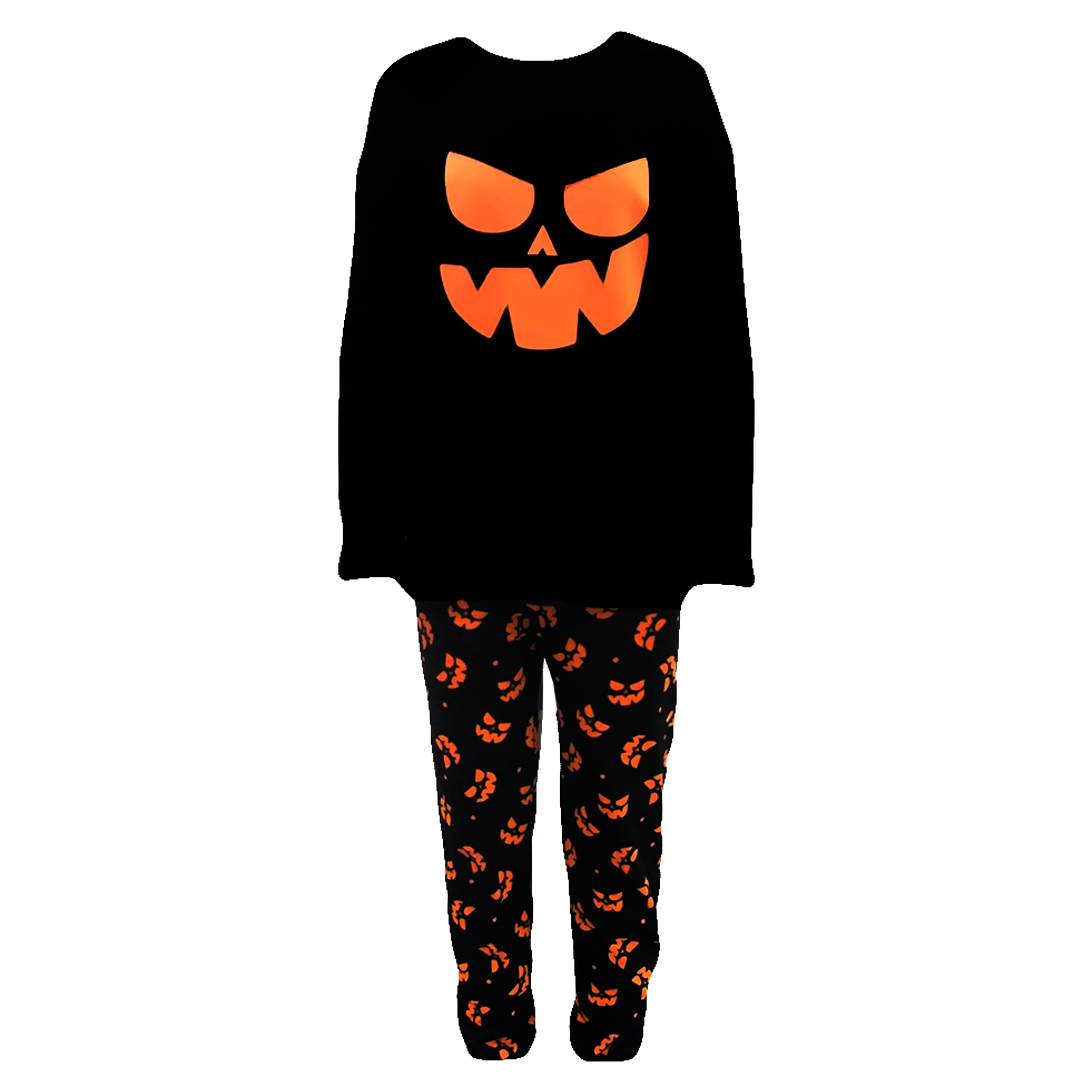 Pijama-Halloween-Marca-Boulevard-Para-Ni-a-Estampado-Calabazas-Color-Negro-Talla-16-1-91889