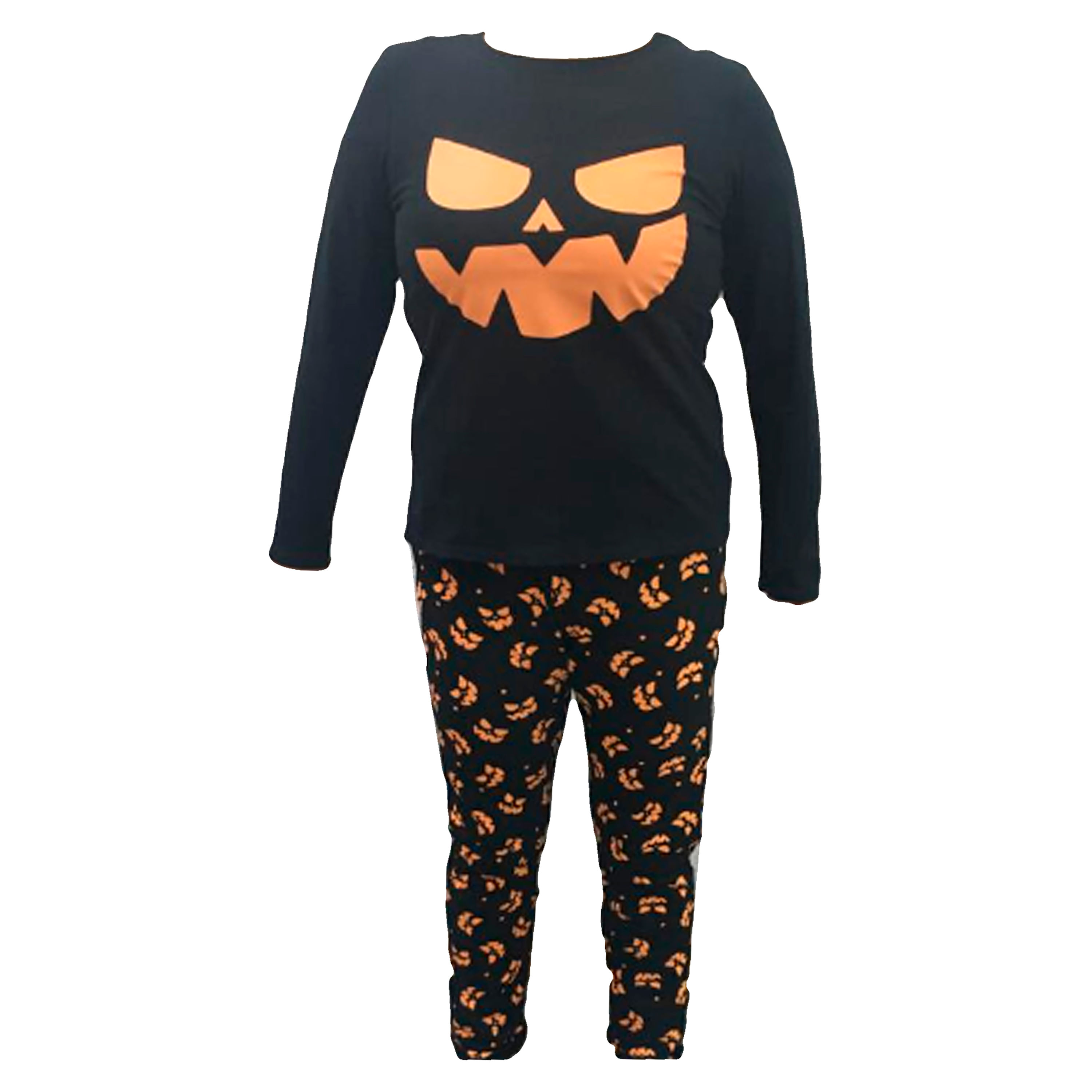 Pijama-Halloween-Marca-Boulevard-Para-Dama-Estampado-Calabazas-Color-Negro-Talla-S-1-91906