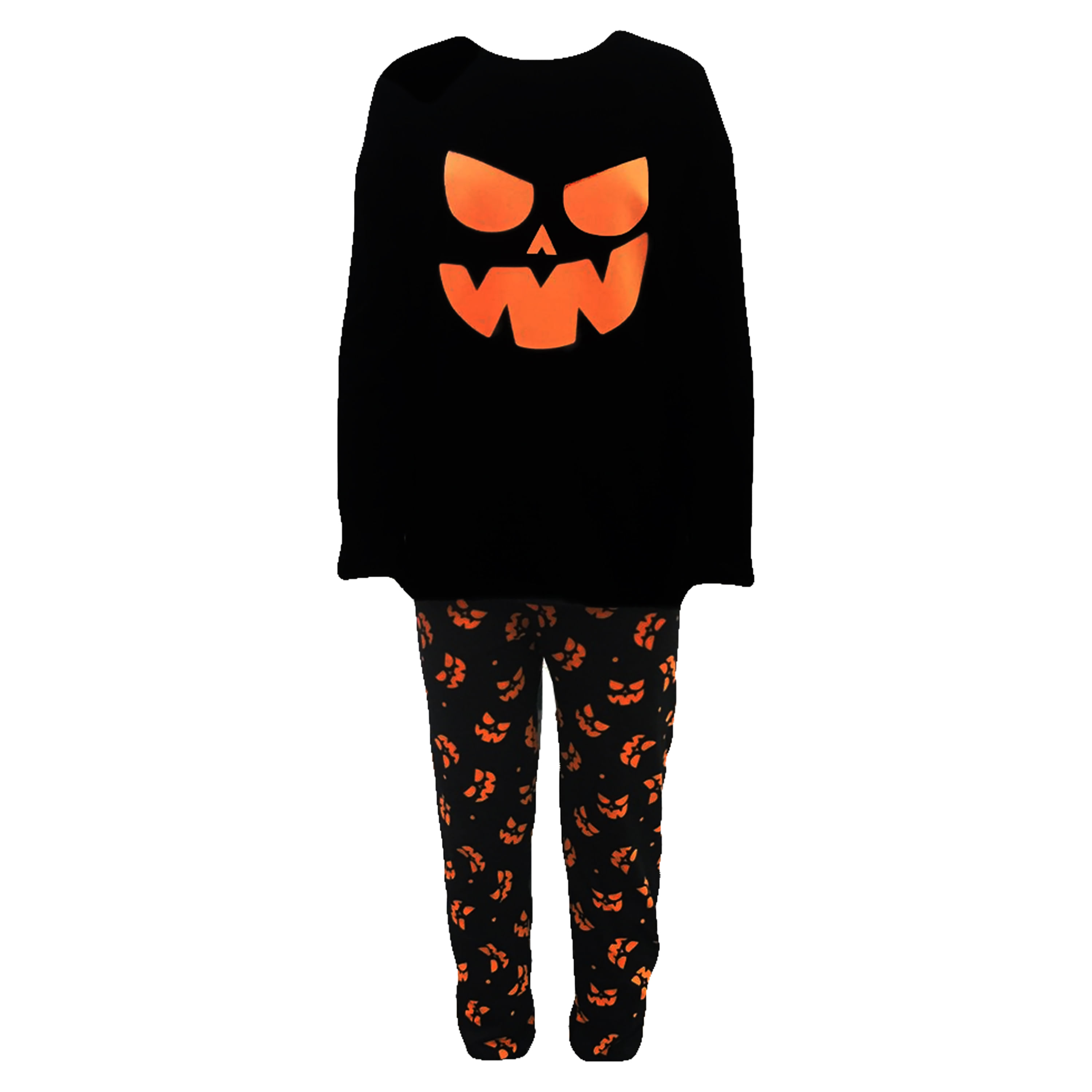 Pijama-Halloween-Marca-Boulevard-Para-Ni-a-Estampado-Calabazas-Color-Negro-Talla-14-1-91888