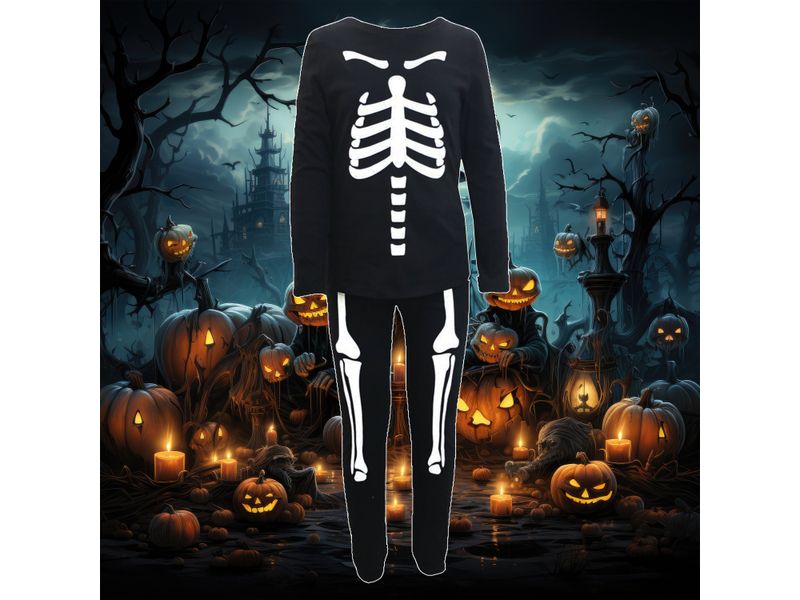 Pijama-Halloween-Marca-Boulevard-Para-Ni-o-Estampado-Huesos-Color-Negro-Talla-12-3-91893