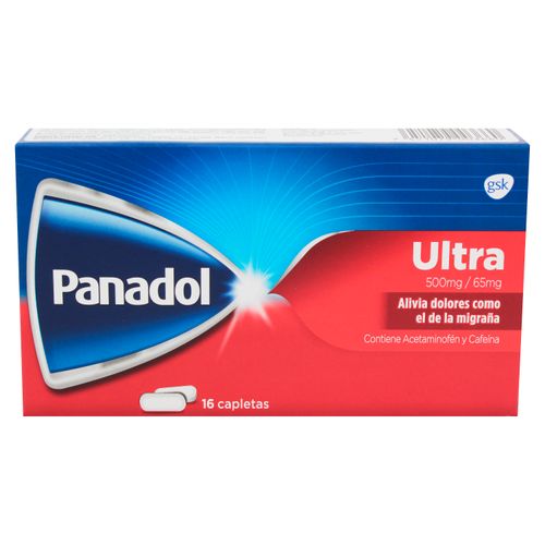 Panadol Ultra, Caja 16 Tabletas