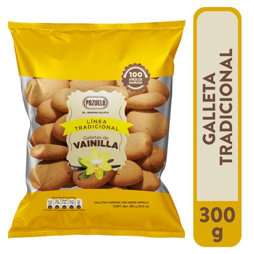 Galleta Pozuelo tradicionales vainilla - 300 g