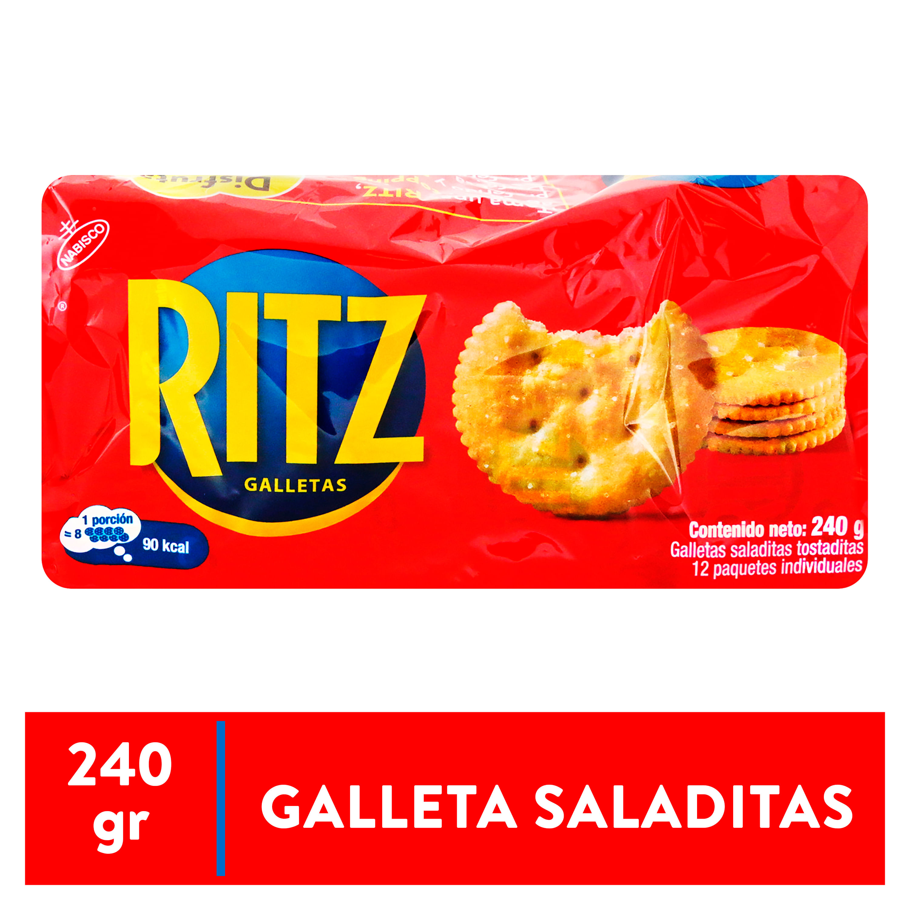 Comprar Galletas Saladas Ritz Sabor Queso 12 Pack - 360g