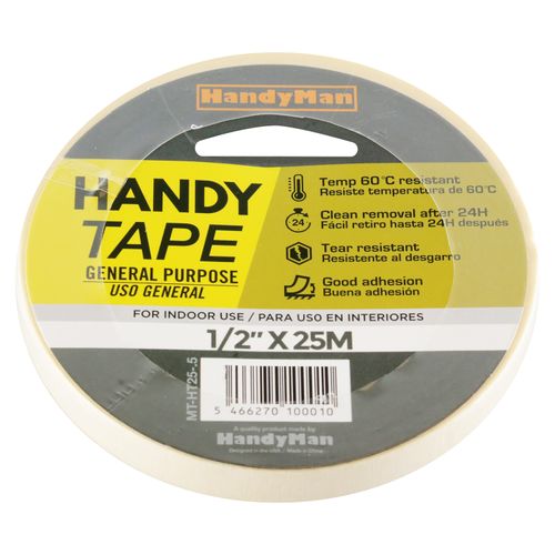 masking handy tape uso general Handyman -1/5 pulgada x 25 metros