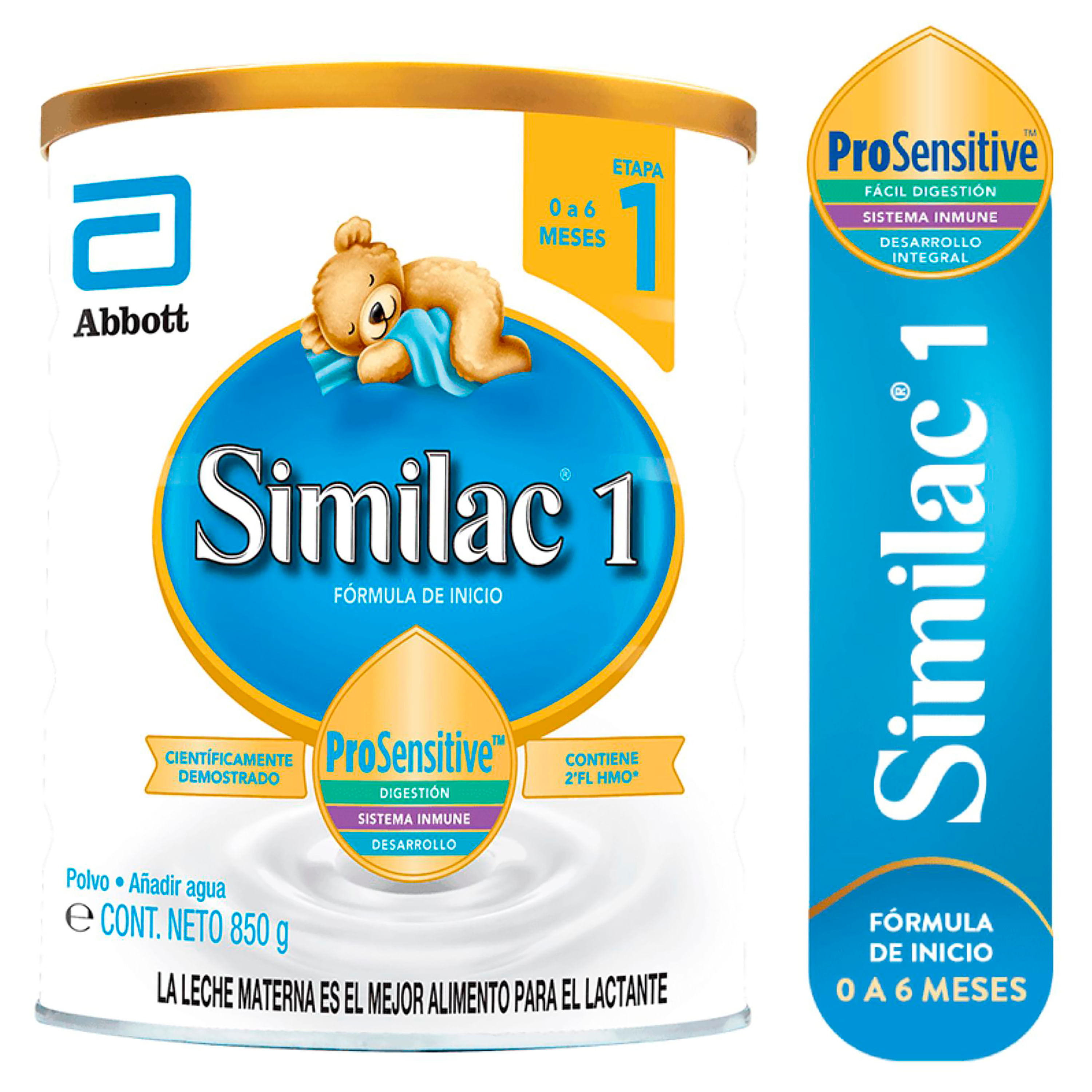 Fórmula Infantil Similac®1 ProSensitive, 0 A 6 Meses - 850g
