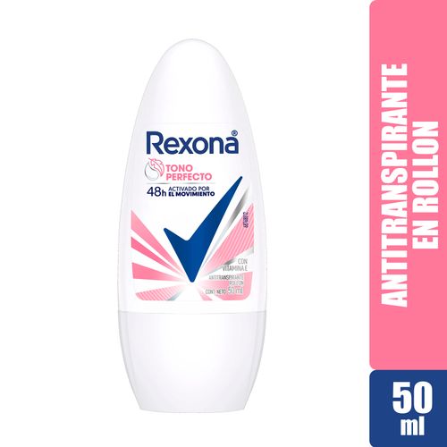 Desodorante Rexona Dama Tono Perfecto Con Vitamina E Rollon - 50ml