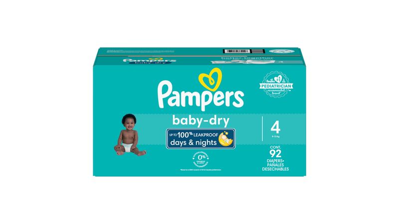 Comprar Pañales Pampers Swaddlers Talla 4, 10-17kg -100uds