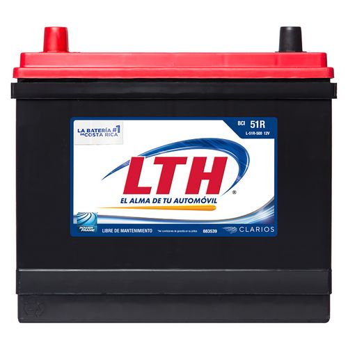 Batería para auto LH 51r 500 amp 12 v BATAUTLH007