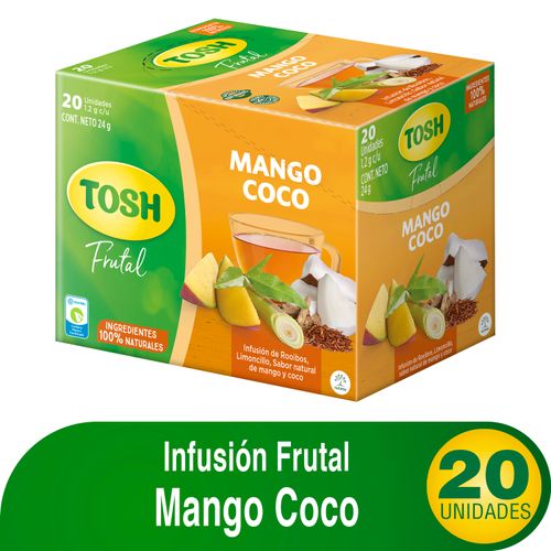 Infusión Tosh Mango Coco -24 g