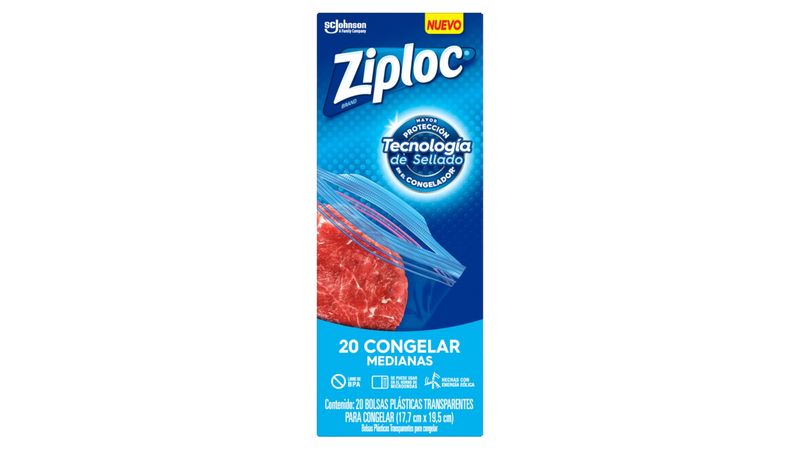 Comprar Bolsa Para Congelar Con Zipper Glad, Almacenaje alimentos - 40Uds, Walmart Costa Rica - Maxi Palí