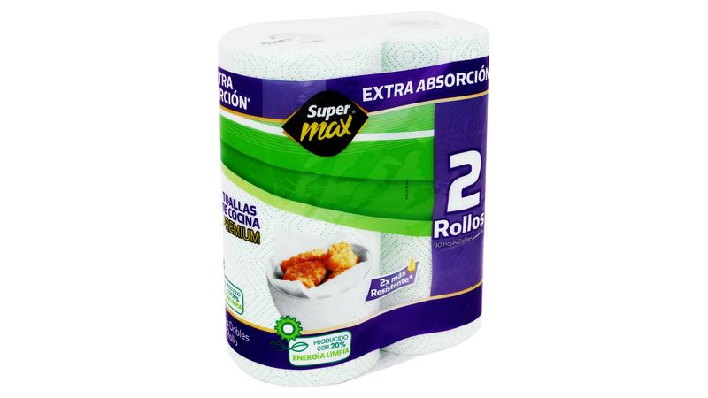 Comprar Toalla Cocina Supermax Premium 90H 6 Rollos, Walmart Costa Rica -  Maxi Palí