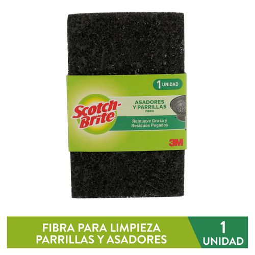 Fibra Scotch Brite Negra Parrilla - 1 Ud