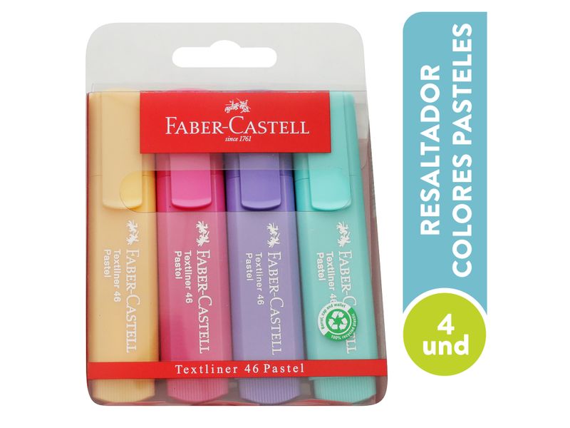 Resaltador-Faber-Castell-1546-Pastel-Caja-4-unidades-1-83049