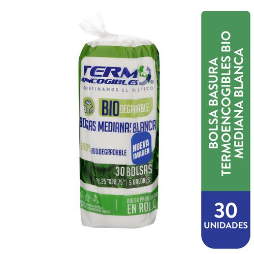 Bolsa Basura Termoencogibles Bio Mediana (21.25X28.75) 30 unidades