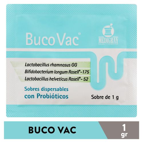 Probióticos Buco Vac, Precio indicado por unidad