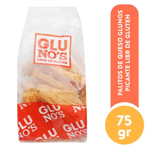 Palitos De Queso Glunos Picante Libre De Gluten -75gr