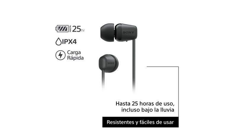 Audífonos inalámbricos Sony WI-C100 LZ In Ear Azul Gollo Costa Rica