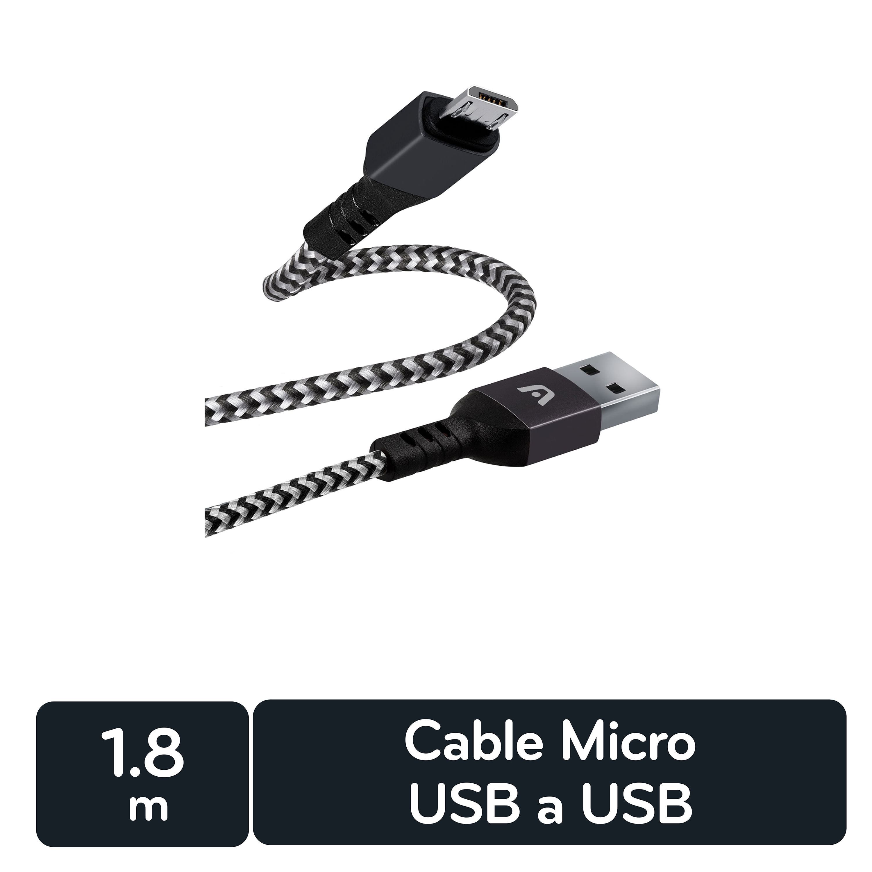Comprar Cable De Carga Argom Micro USB a USB 2.0, Nylon Trenzado