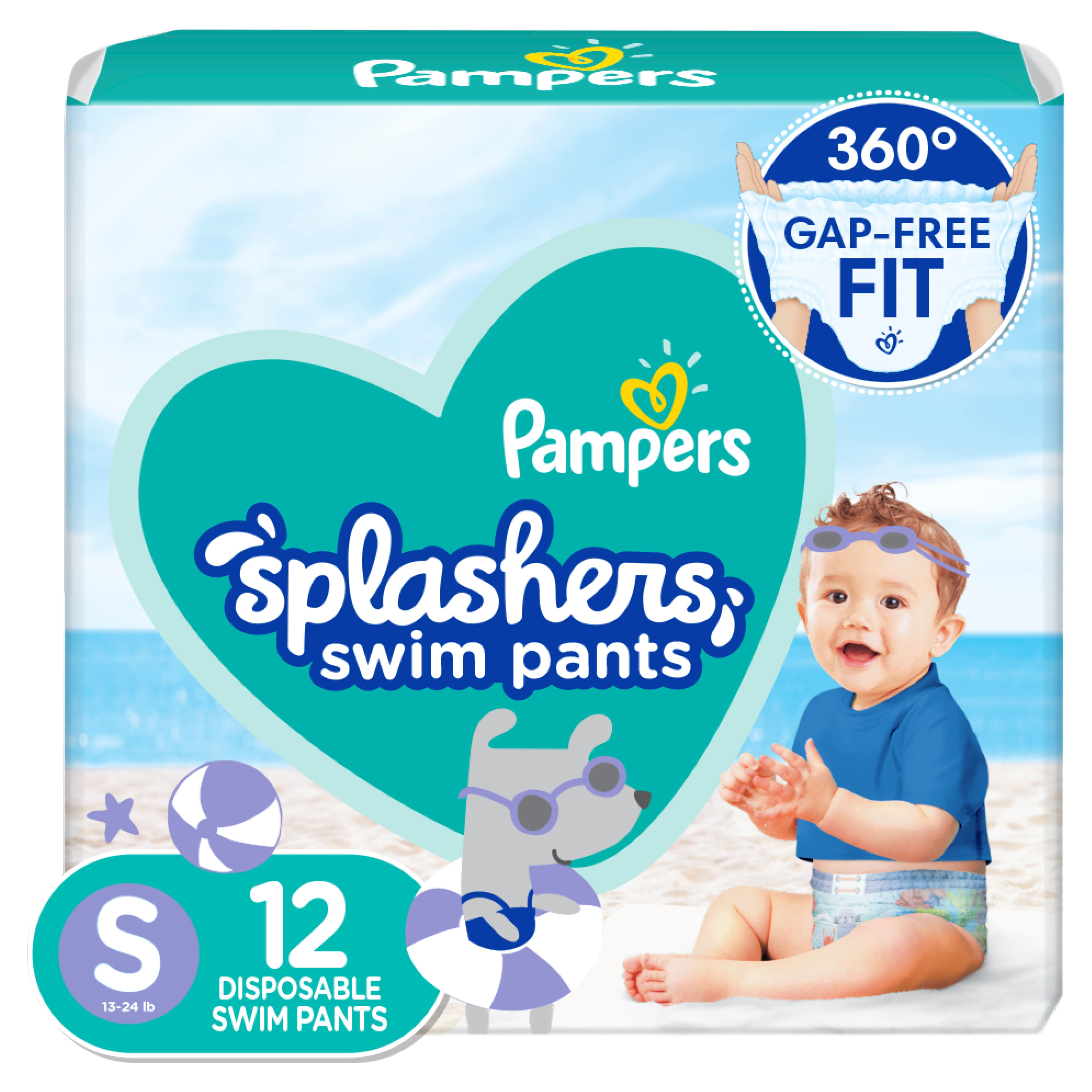 Comprar Pañales Pampers Splashers Para Nadar Talla 3, 6-11kg - 12Uds