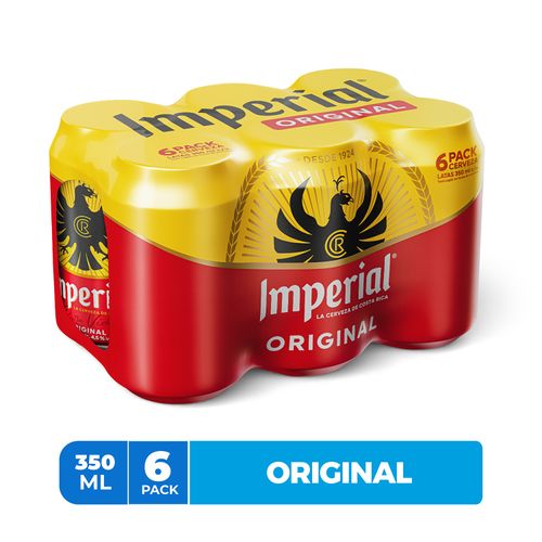 Cerveza Imperial Lata 6 Pack - 350ml