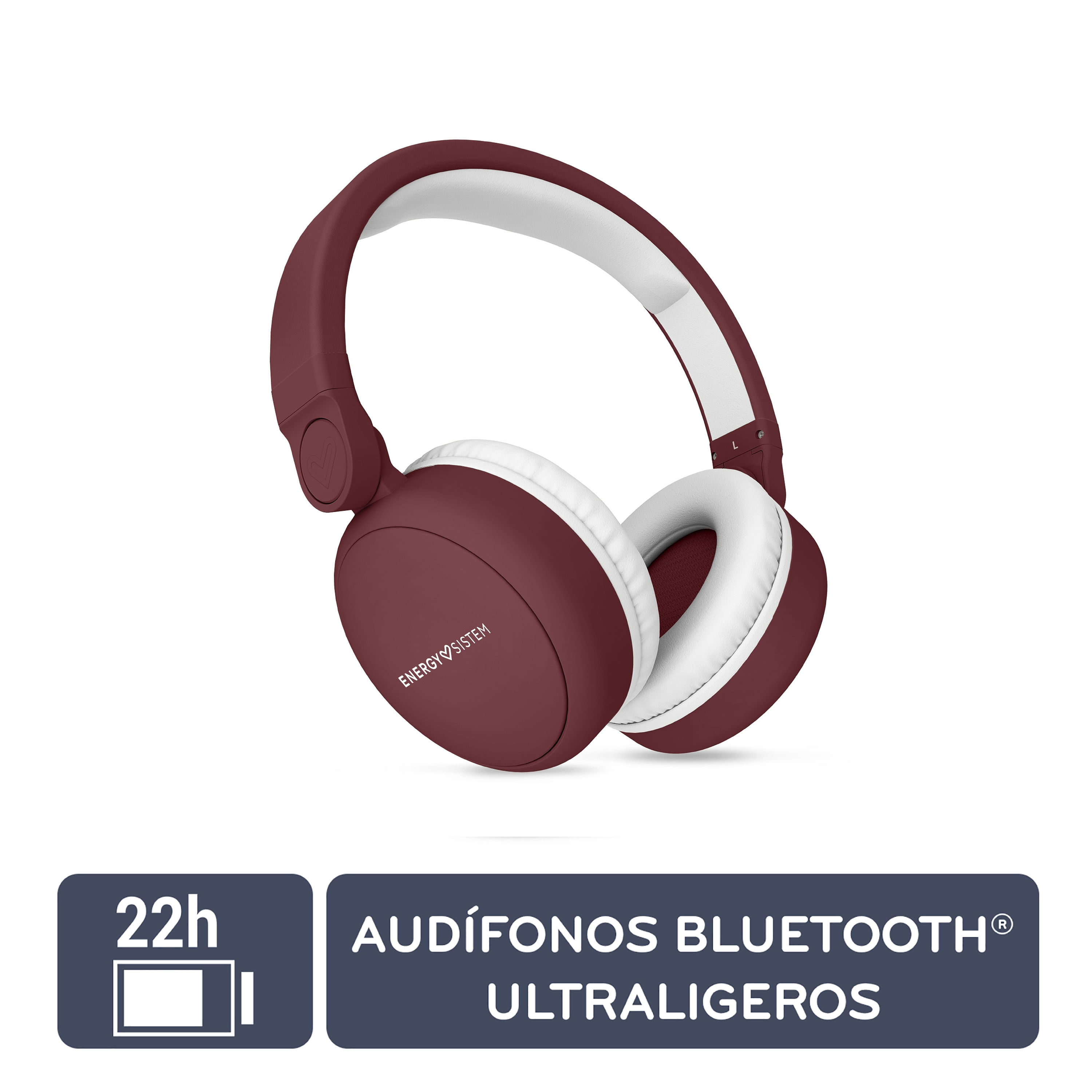 Audífonos Bluetooth + Cable + Funda Energy Sistem® Beige