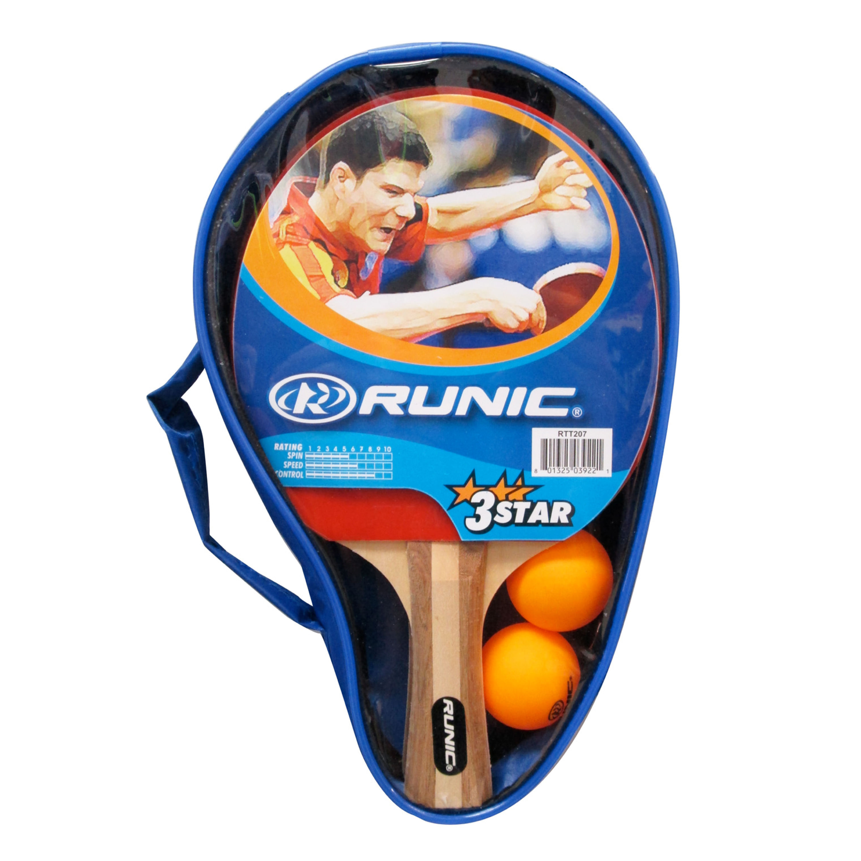 Comprar Ping Pong Runic 2 Raquetas Y 2 Bolas Set