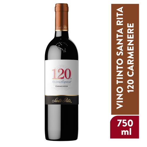 Vino Tint Carmenere 120 Santa Rita 750Ml