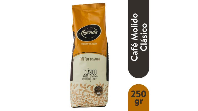 Café Leyenda Puro Molido Clásico 250 g