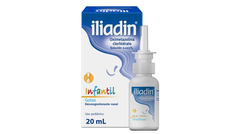 Comprar Descongestionante Nasal Iliadin Infantil Gotas - 20ml