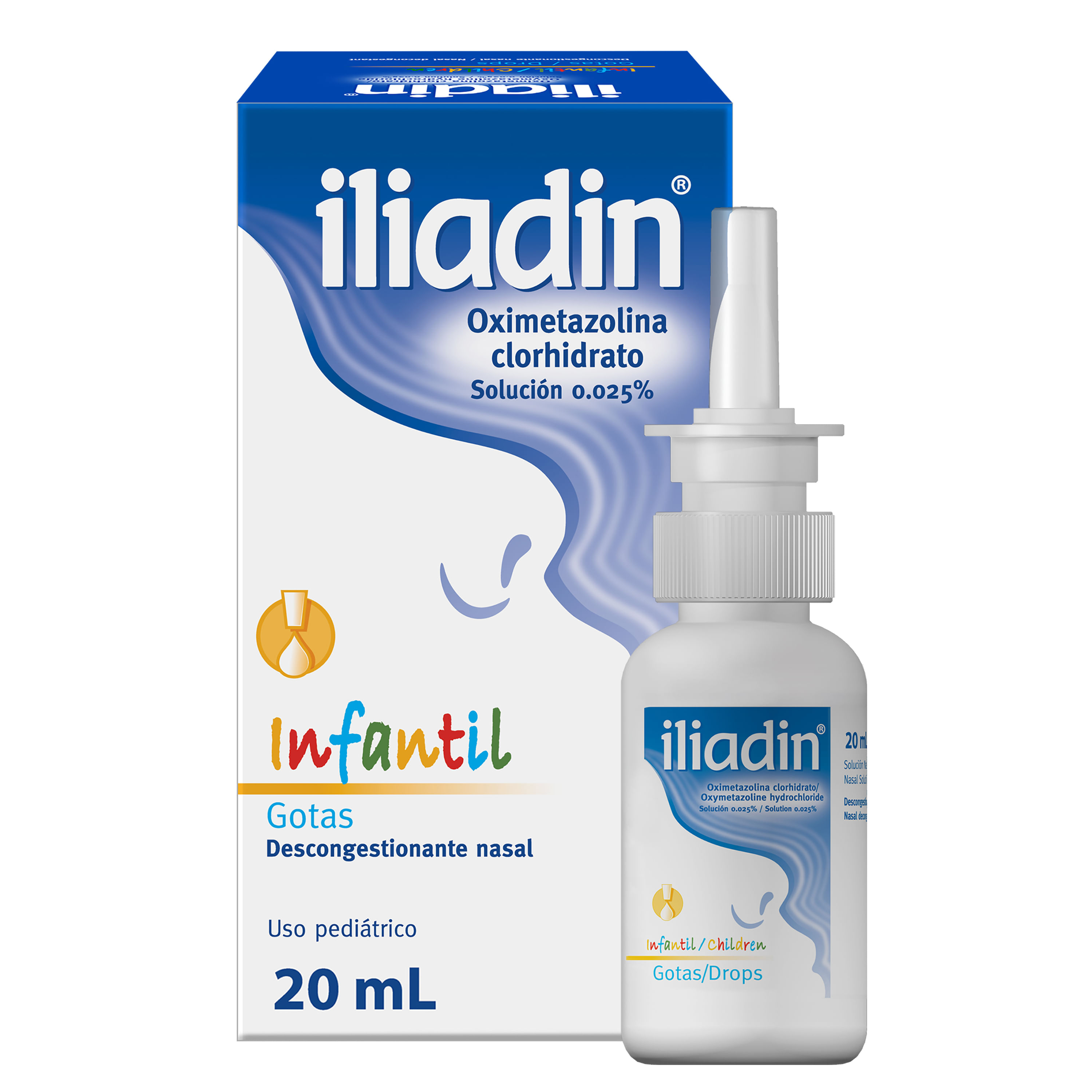 Comprar Descongestionante Nasal Iliadin Infantil Gotas - 20ml