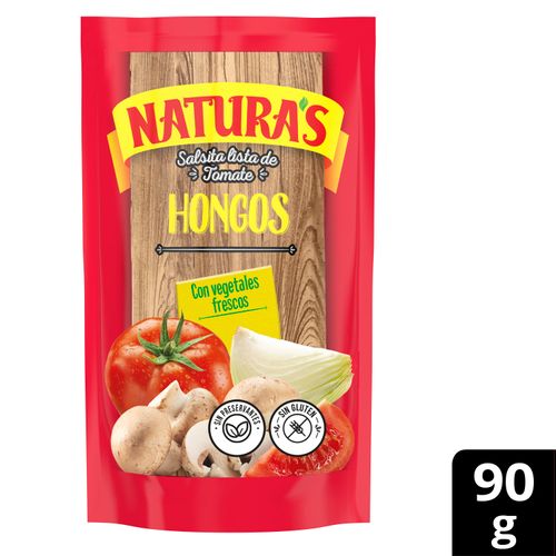 Salsa Tomate Naturas Con Hongos - 90g