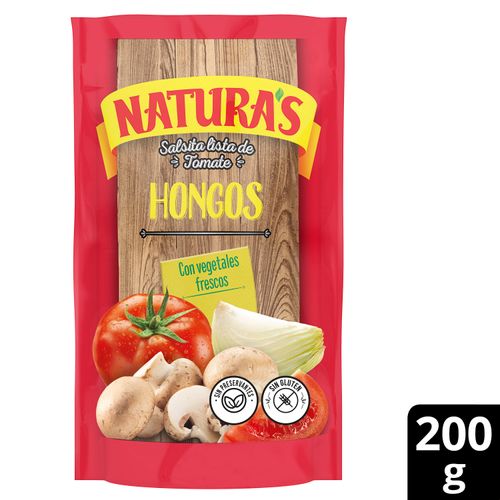 Salsa Tomate Naturas Hongos - 200g