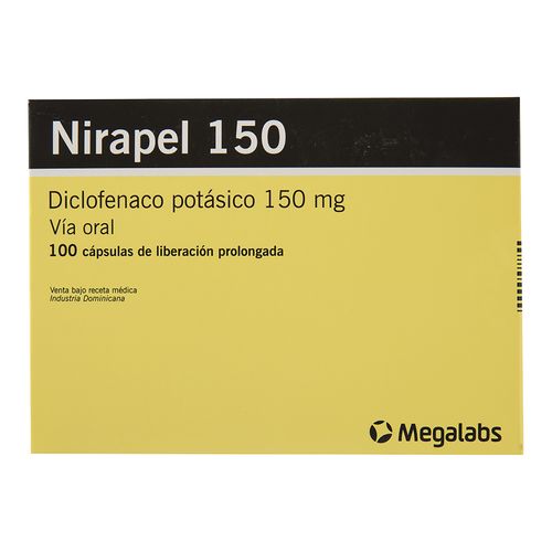 Nirapel 150Mg X100 Cap