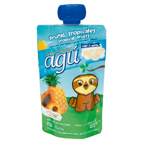 Colado para bebé  Agú sabor frutas  - 113 g