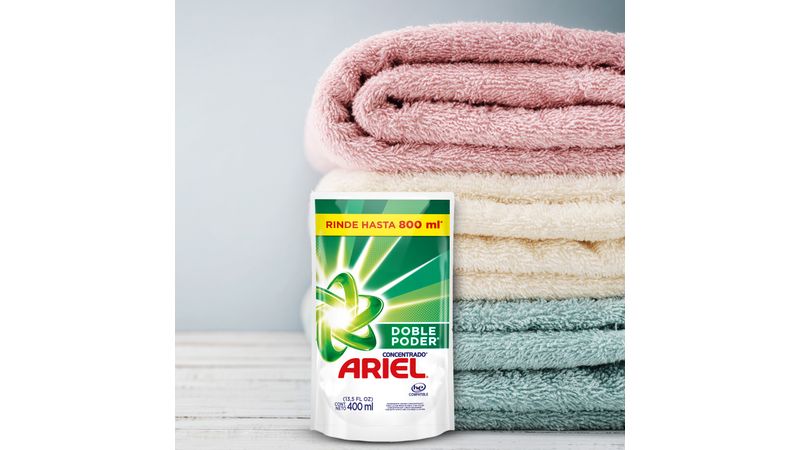 Detergente Líquido Ariel Doble Poder para ropa blanca y de color  concentrado 3 l - Fénix El Super de Casa