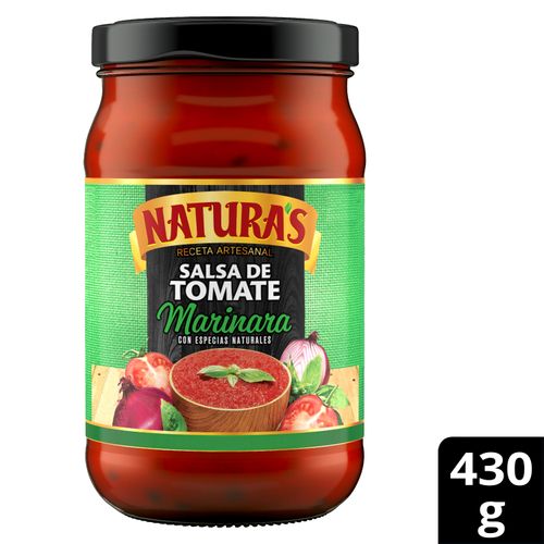 Salsa Naturas de tomate marinara - 430 g